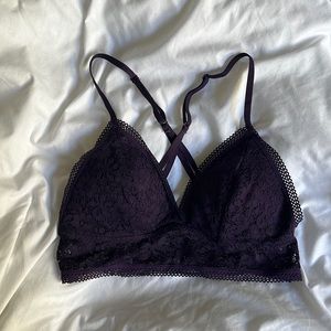 Deep Purple Lace Bralette